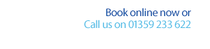 Call us on 01359 233 622